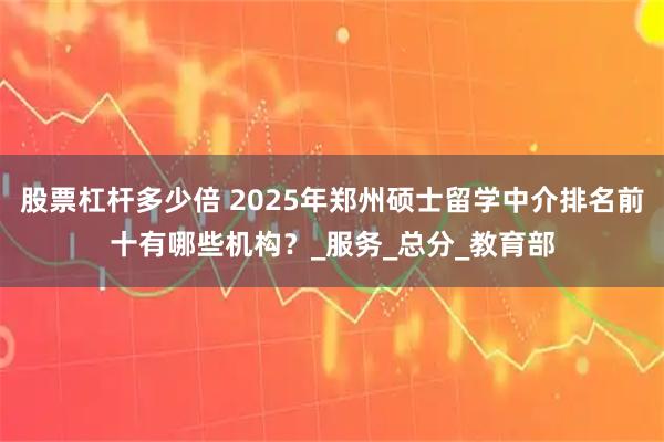 股票杠杆多少倍 2025年郑州硕士留学中介排名前十有哪些机构？_服务_总分_教育部